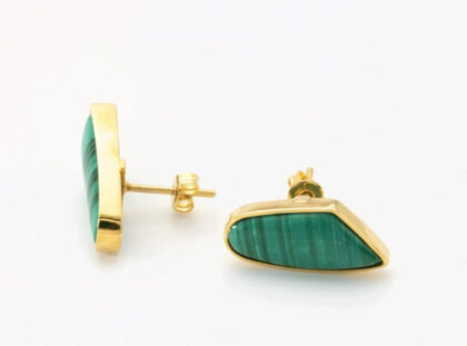 Malachite Earings
